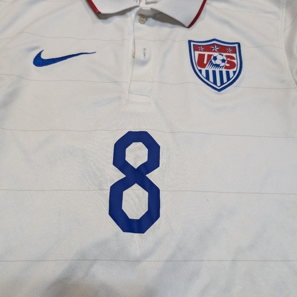 Nike Clint Dempsey USMNT Jersey White Flaws Mens S - Picture 5 of 9